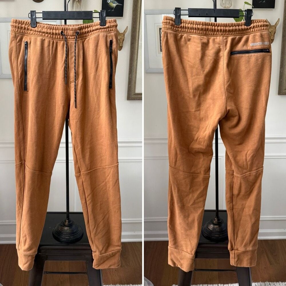 American Eagle Jogger Sweatpants Camel Color Lounge Pants M